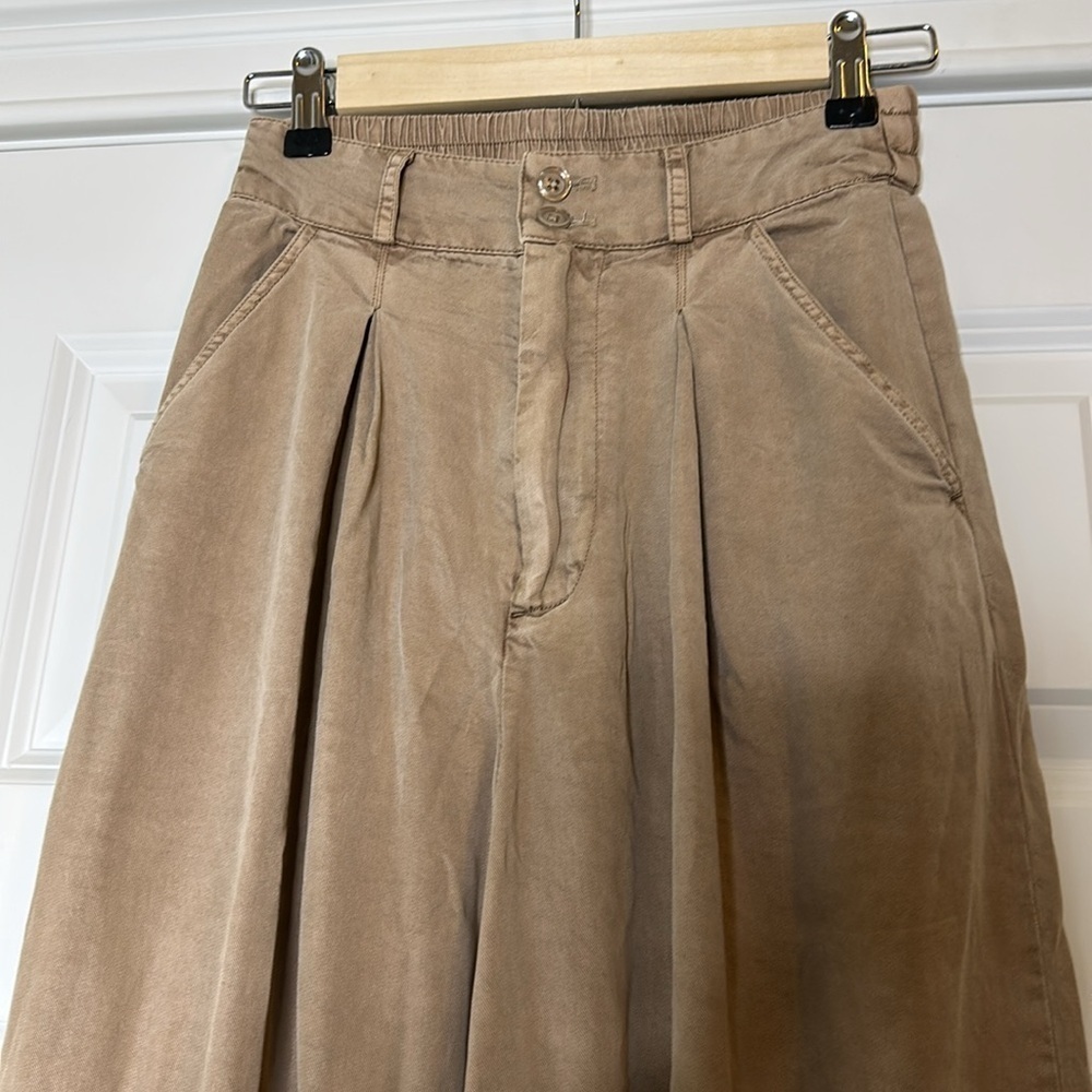 YFB Khaki Wide Leg Trousers SzXS - Picture 4 of 9